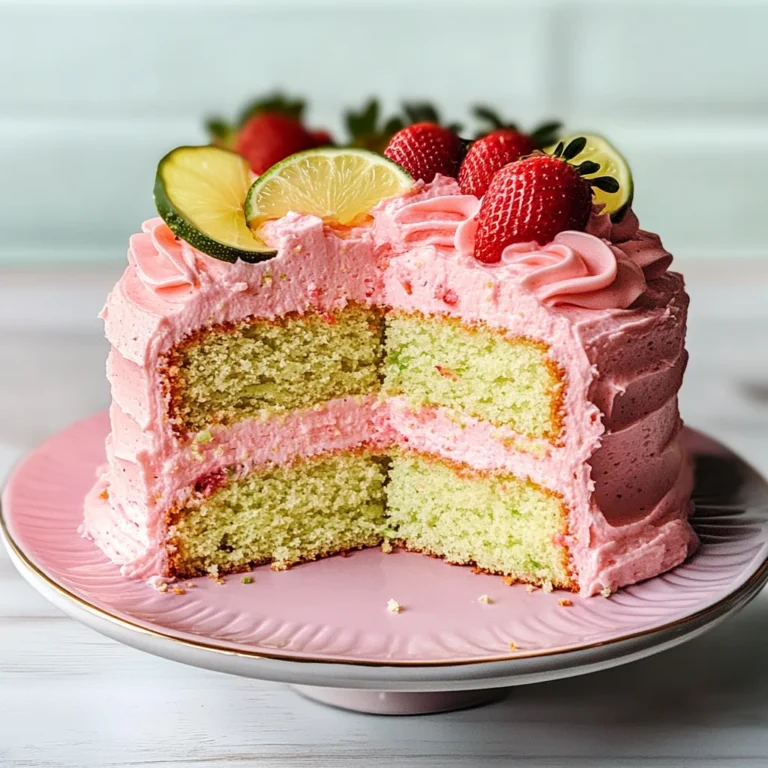 Strawberry Limeade Cake Recipe