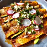 Street Style Skillet Enchiladas with New Mexico Red Chile Sauce
