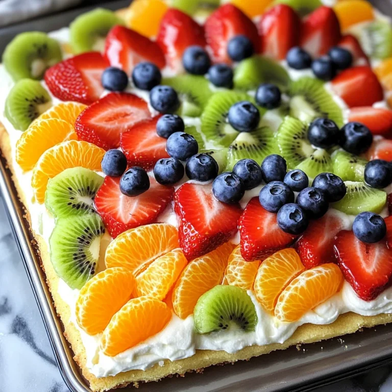 Sugar Cookie Fruit Pizza