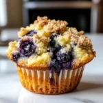 The Best Bakery-Style Fluffy Blueberry Muffins with Streusel Topping