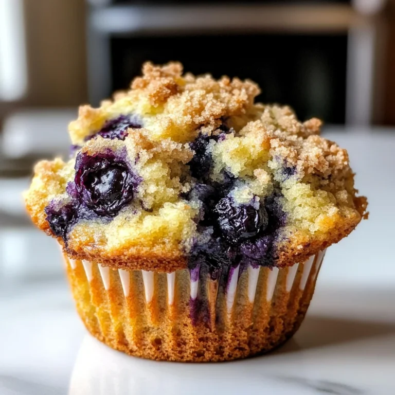 The Best Bakery-Style Fluffy Blueberry Muffins with Streusel Topping