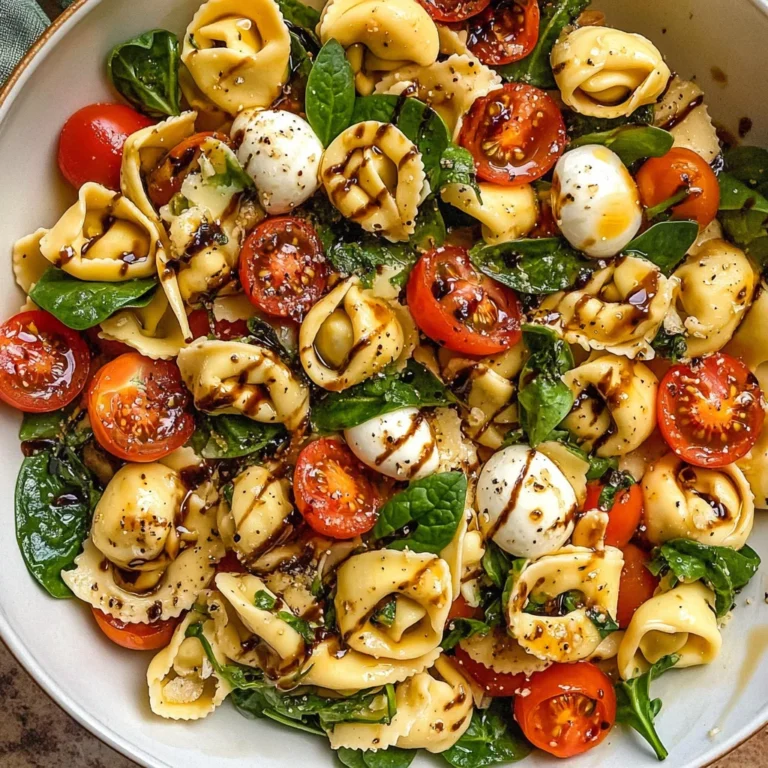 Tortellini Caprese Salad