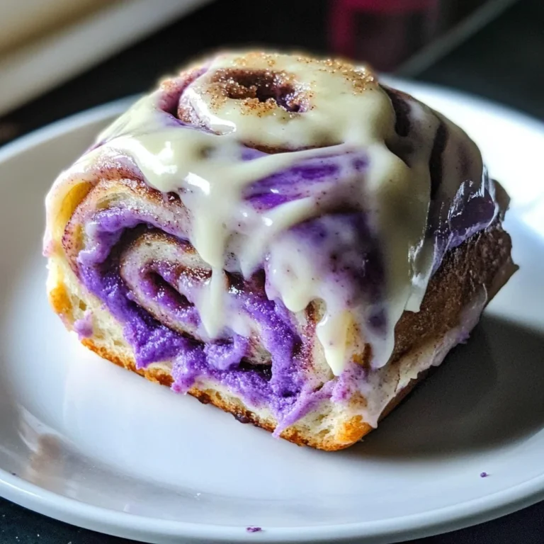 Ube Cinnamon Rolls from Scratch
