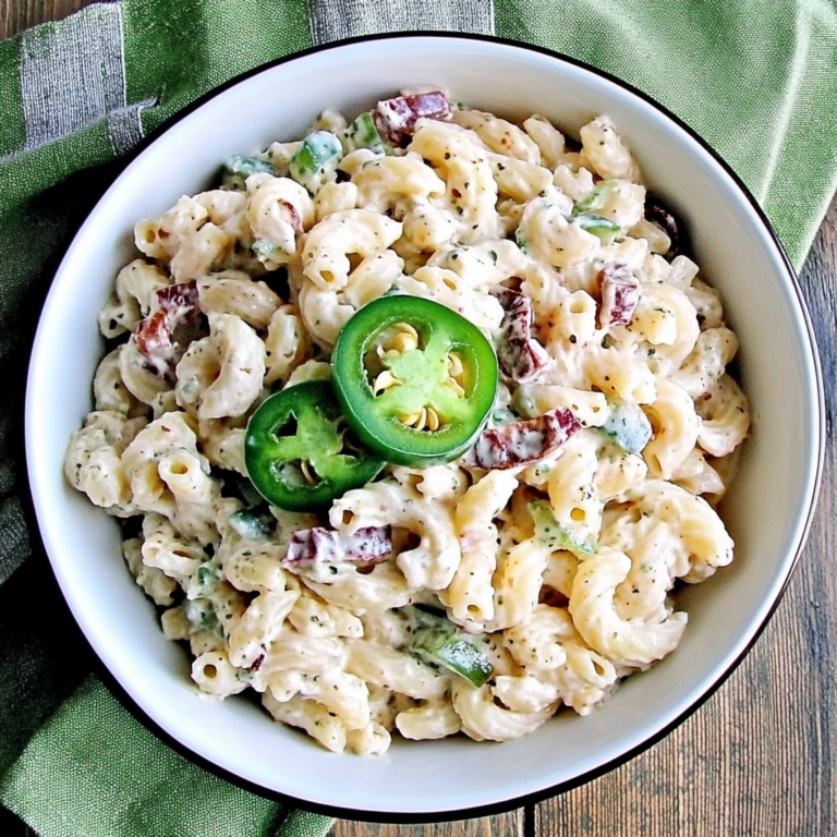 Jalapeno Popper Pasta Salad