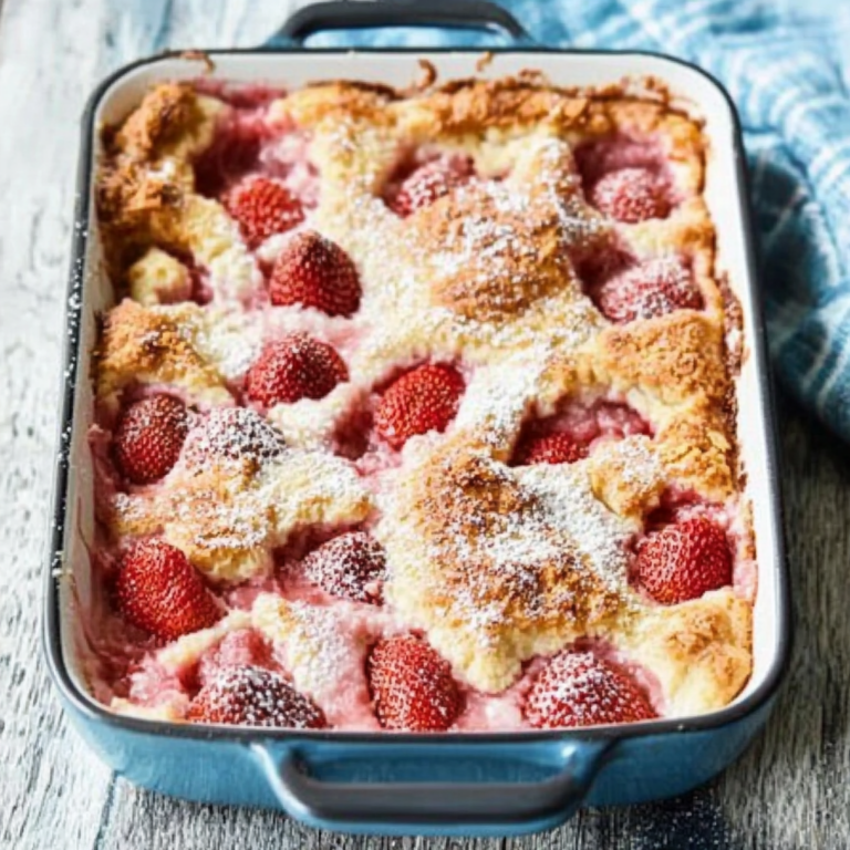 Perfect Strawberry Cream Cheese Cobbler Recipe