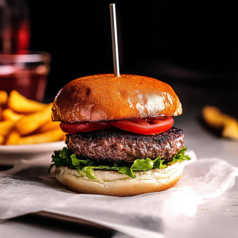 Red apple vinegar Burgers
