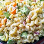 CRUNCHY COLESLAW PASTA SALAD