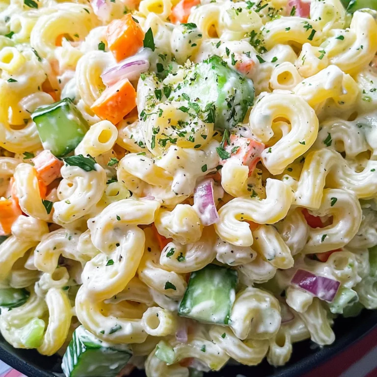 CRUNCHY COLESLAW PASTA SALAD