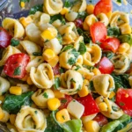 Garden Veggie Tortellini Pasta Salad