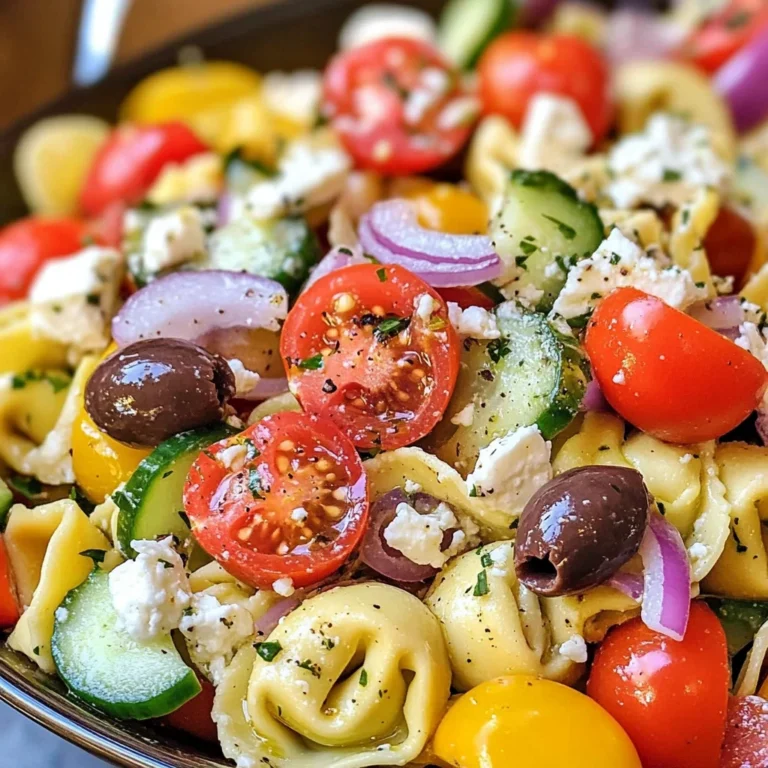 Greek Tortellini Salad Recipe