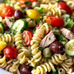 Mediterranean-Style Tuna Pasta Salad