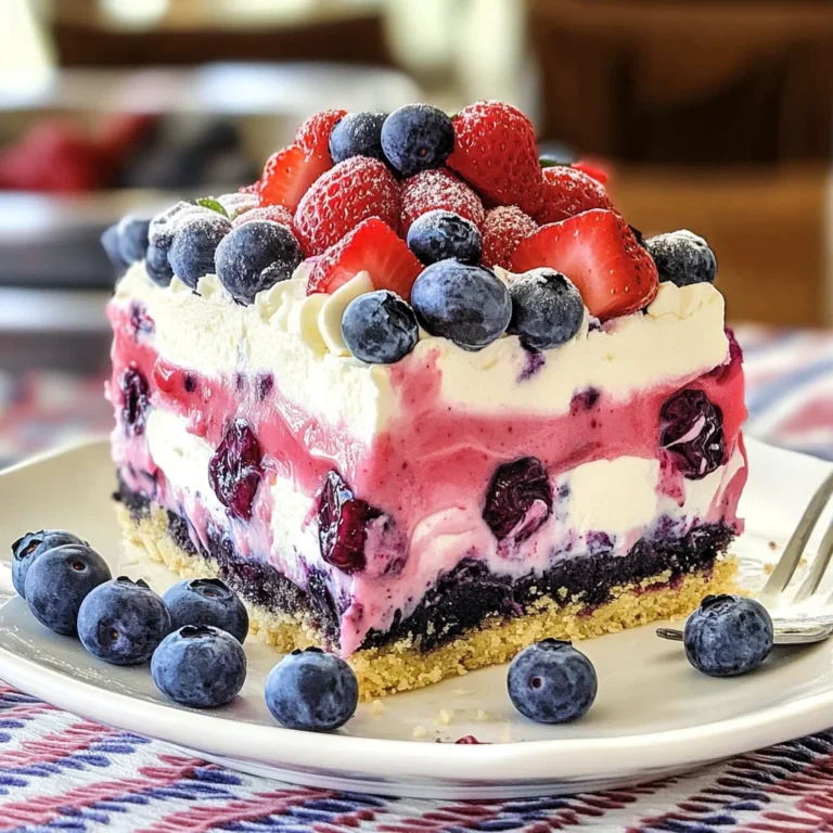 No Bake Summer Berry Delight