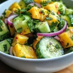 Refreshing Pineapple Cucumber Salad for a Tropical Twist