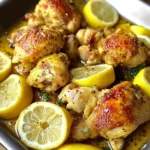 Sheet Pan Lemon Chicken Thighs
