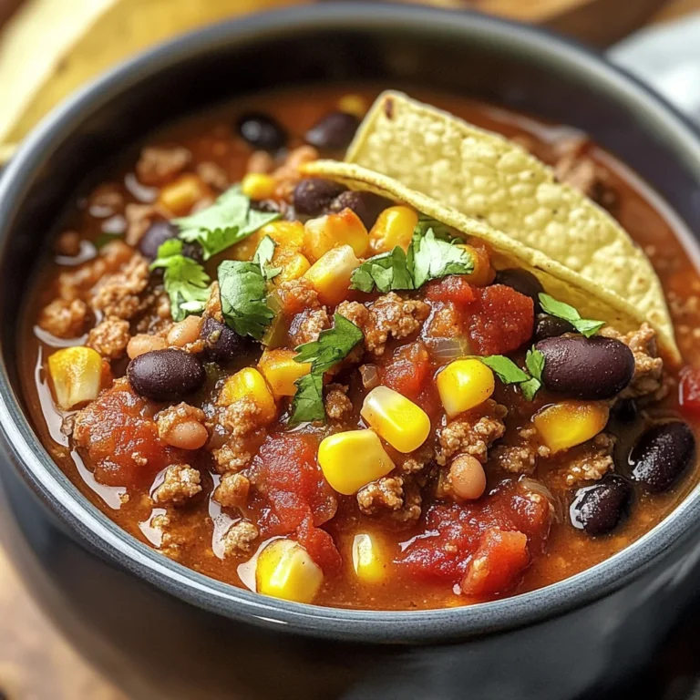 Slow Cooker Taco Chili